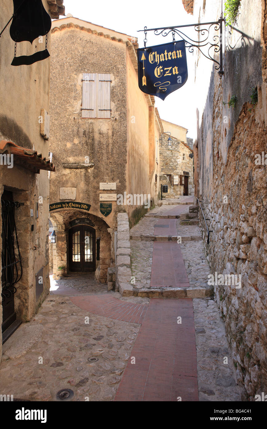 Dorf Eze, Provence, Cote d ' Azur, Côte d ' Azur, Frankreich Stockfoto