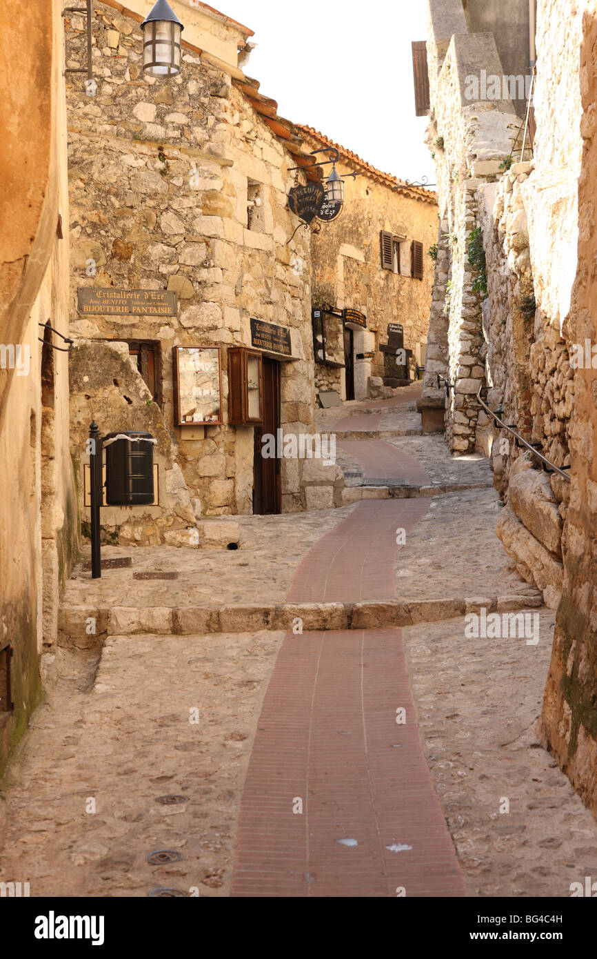 Dorf Eze, Provence, Cote d ' Azur, Côte d ' Azur, Frankreich Stockfoto