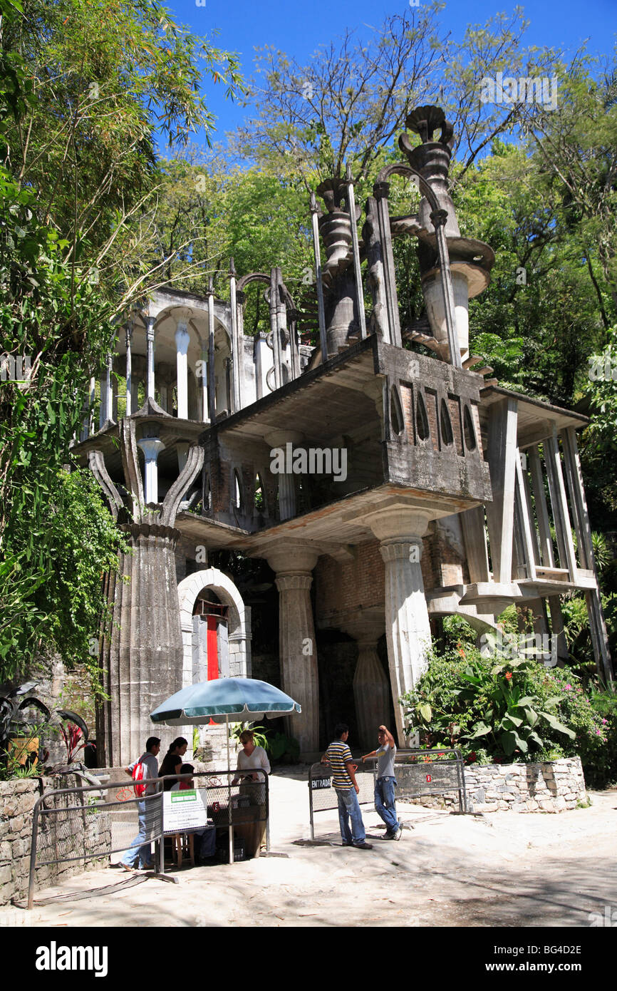 Eingang zum Las Pozas, die Pools, erstellt von Edward James, Xilitla, Bundesstaat San Luis Potosí, Mexiko Stockfoto