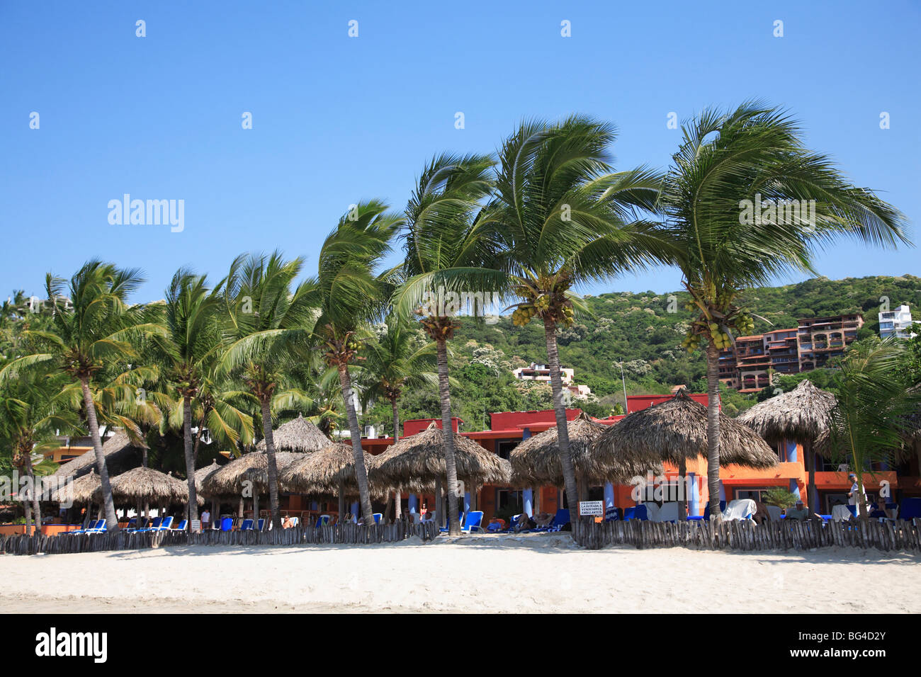 Playa La Ropa, Zihuatanejo, Guerrero Zustand, Mexiko, Nordamerika &#10; Stockfoto