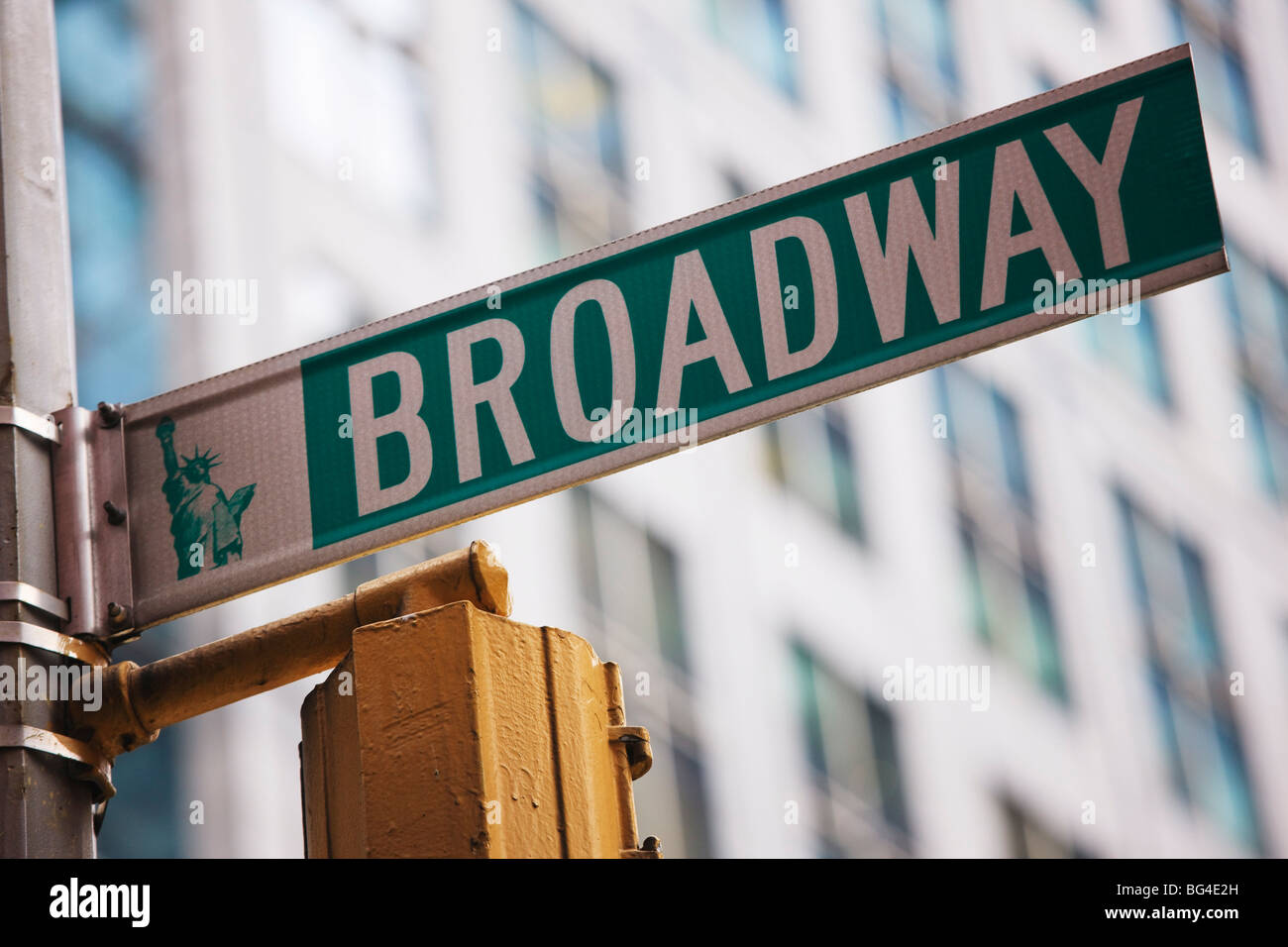 Broadway Street Sign Stockfotos Und Bilder Kaufen Alamy