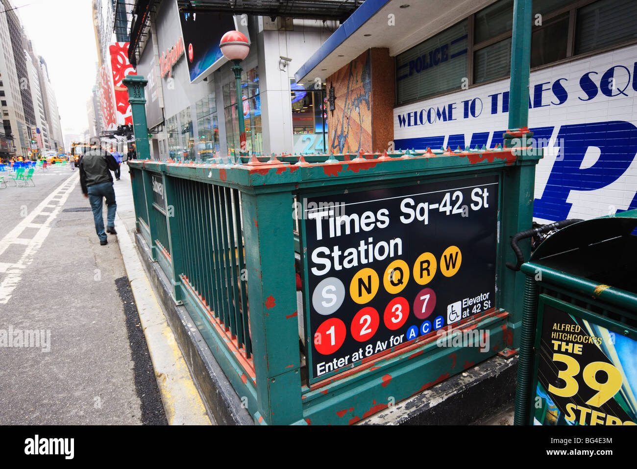 Times Square U-Bahn Station, Midtown Manhattan, New York City, New York, Deutschland, Nordamerika Stockfoto