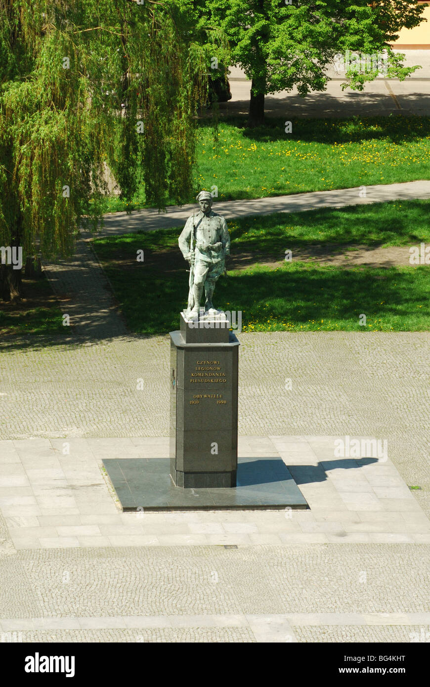 Jozef Pilsudski Legionäre Memorial Stockfoto