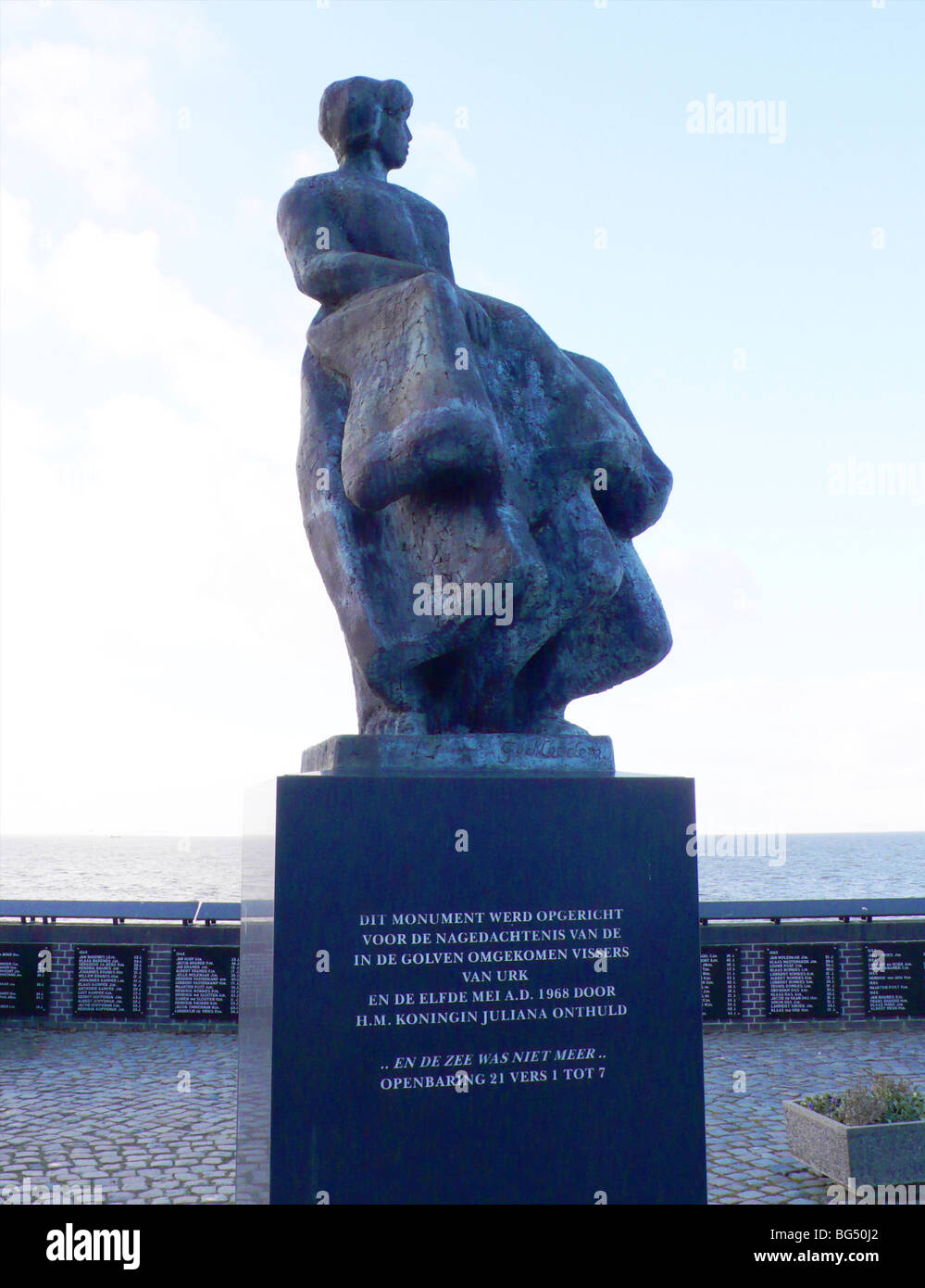 Urk, kleines Dorf in den Niederlanden Stockfoto