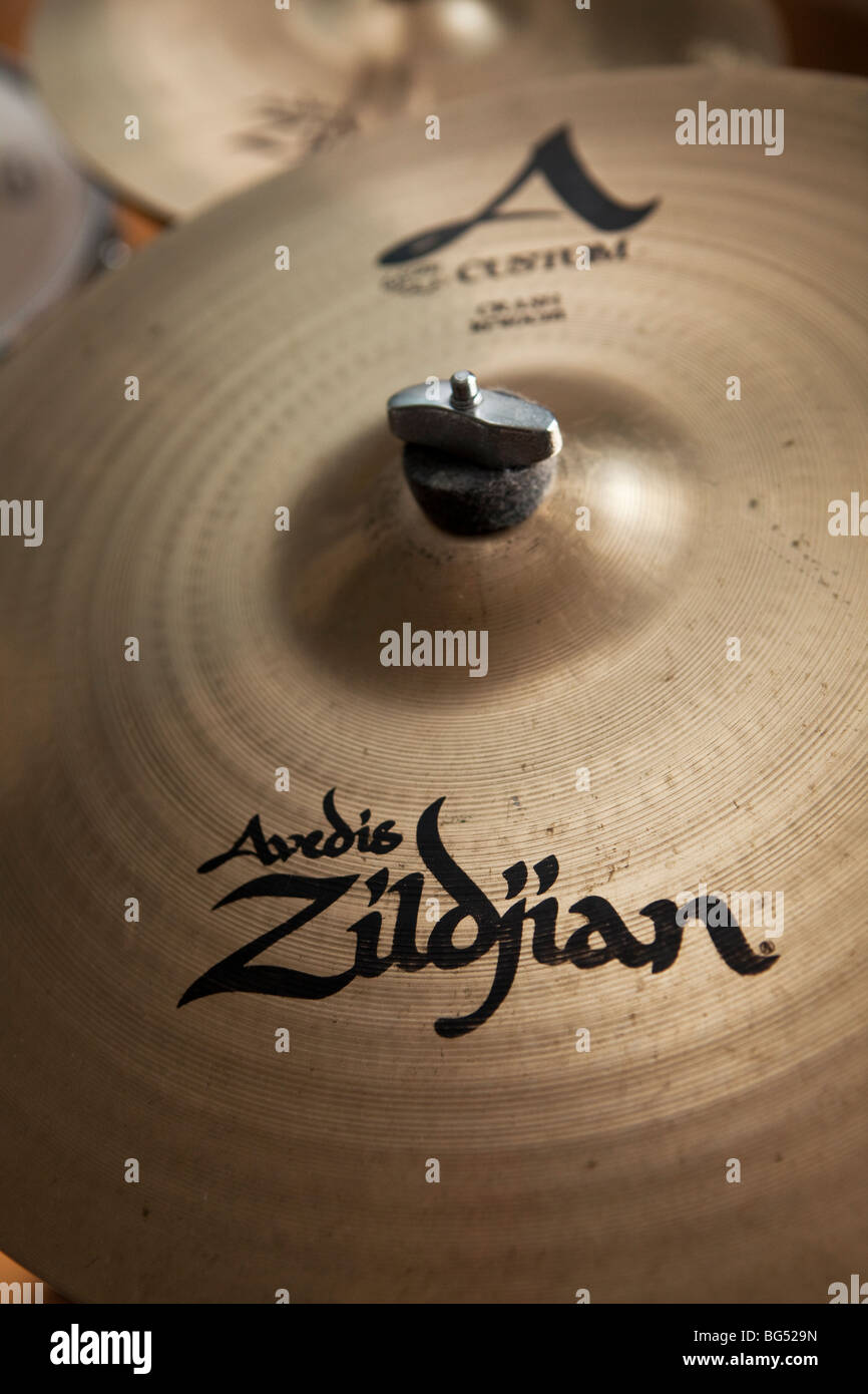 Zildjian Drum Becken Stockfoto