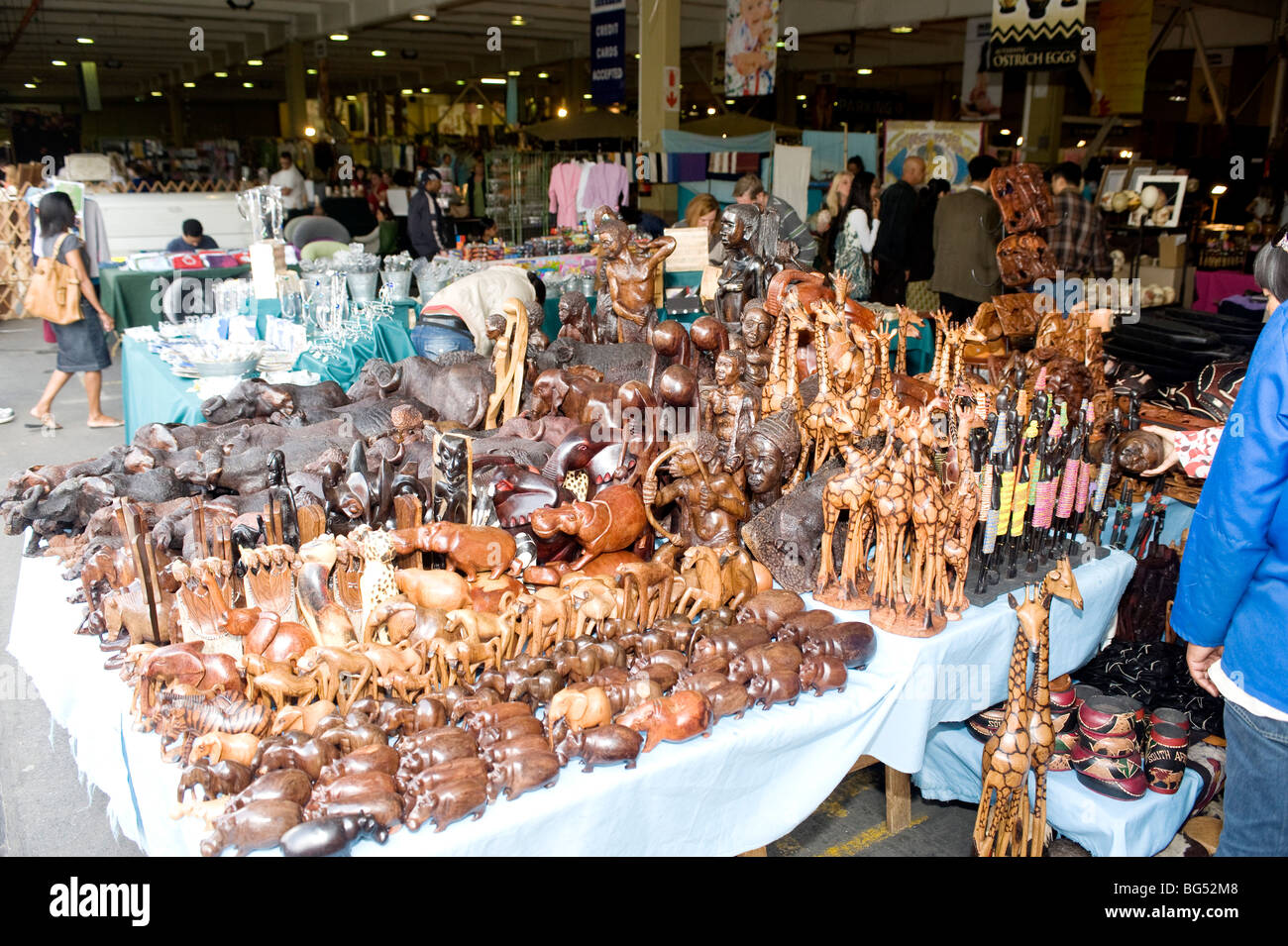 Rosebank afrikanischen Markt. Johannesburg, Südafrika Stockfotografie