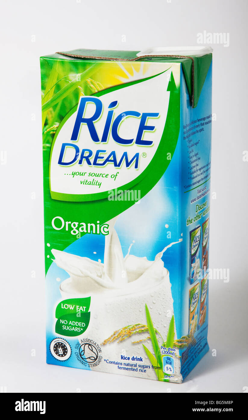 Reis Lacto Milch Laktose-Intoleranz Laktose Stockfoto