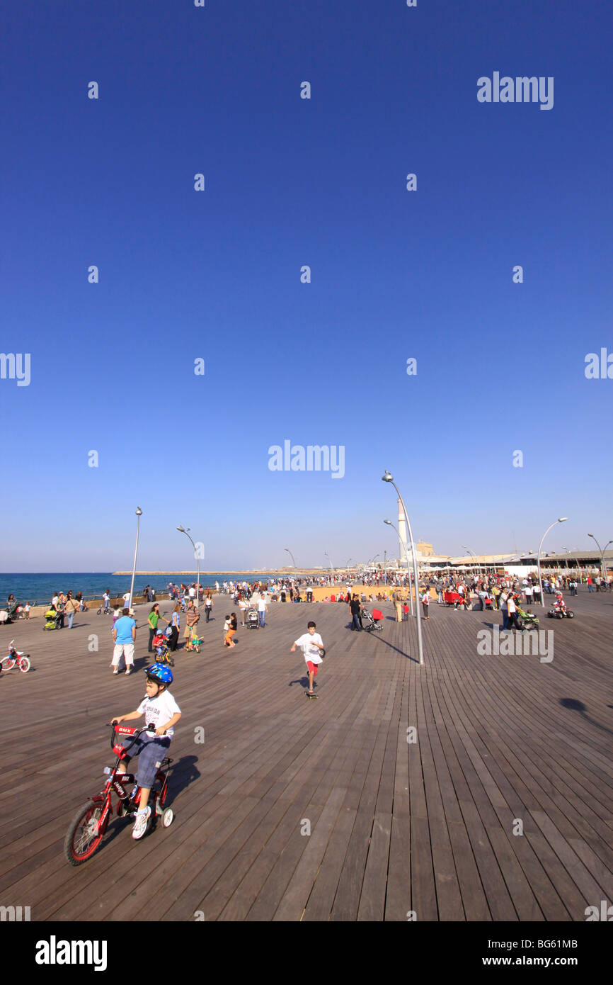 Israel, Tel Aviv-Yafo, renovierten Tel Aviv port Stockfoto
