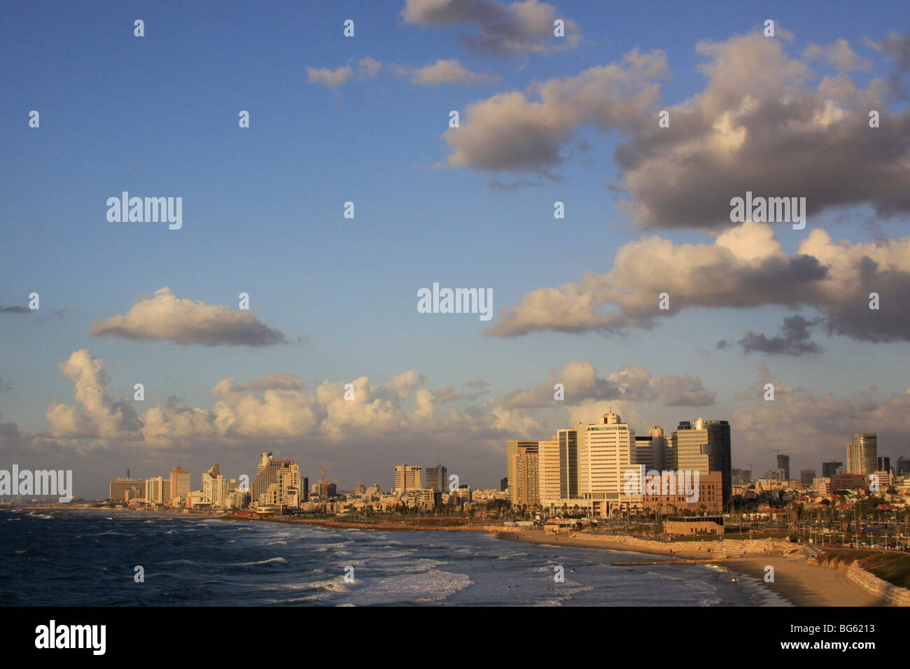 Israel, Tel Aviv Küste Stockfoto