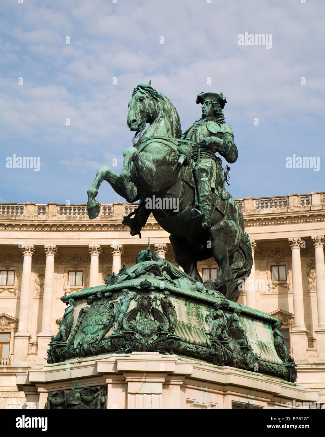 Wien - Kaiser Franz Joseph I - Wahrzeichen Stockfoto