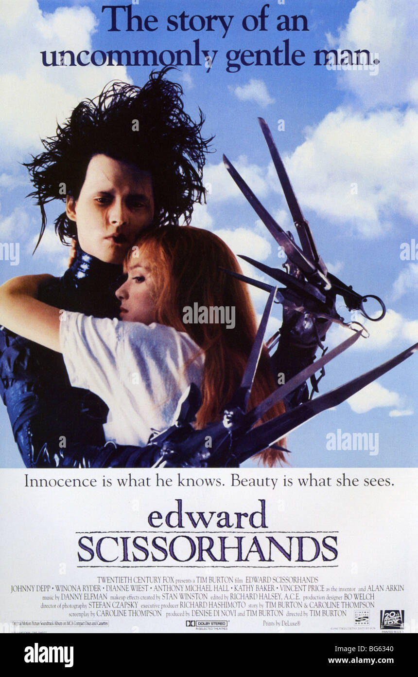 Edward Scissorhands Poster Fotos Und Bildmaterial In Hoher Aufl sung 