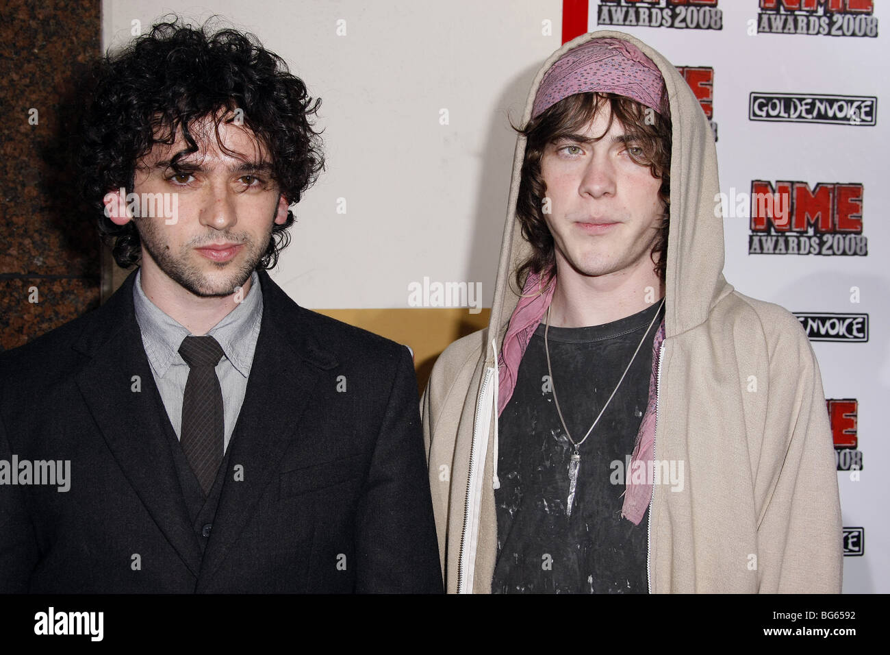 MGMT US NME AWARDS EL REY LOS ANGELES Kalifornien USA 23. April 2008 Stockfoto