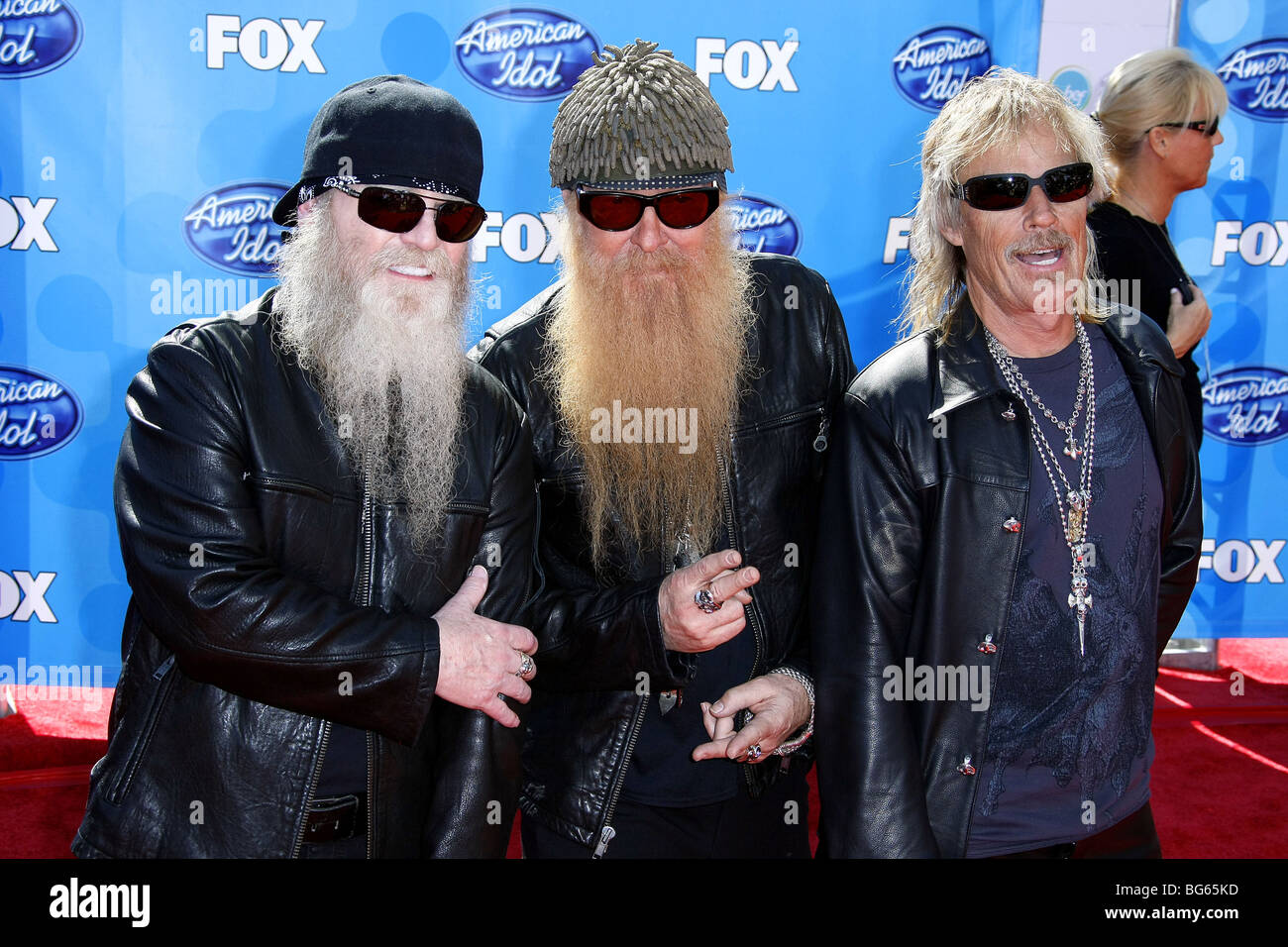 ZZ TOP DSDS GRAND FINALE 2008 Tag 2 NOKIA THEATRE DOWNTOWN LOS ANGELES USA 21. Mai 2008 Stockfoto