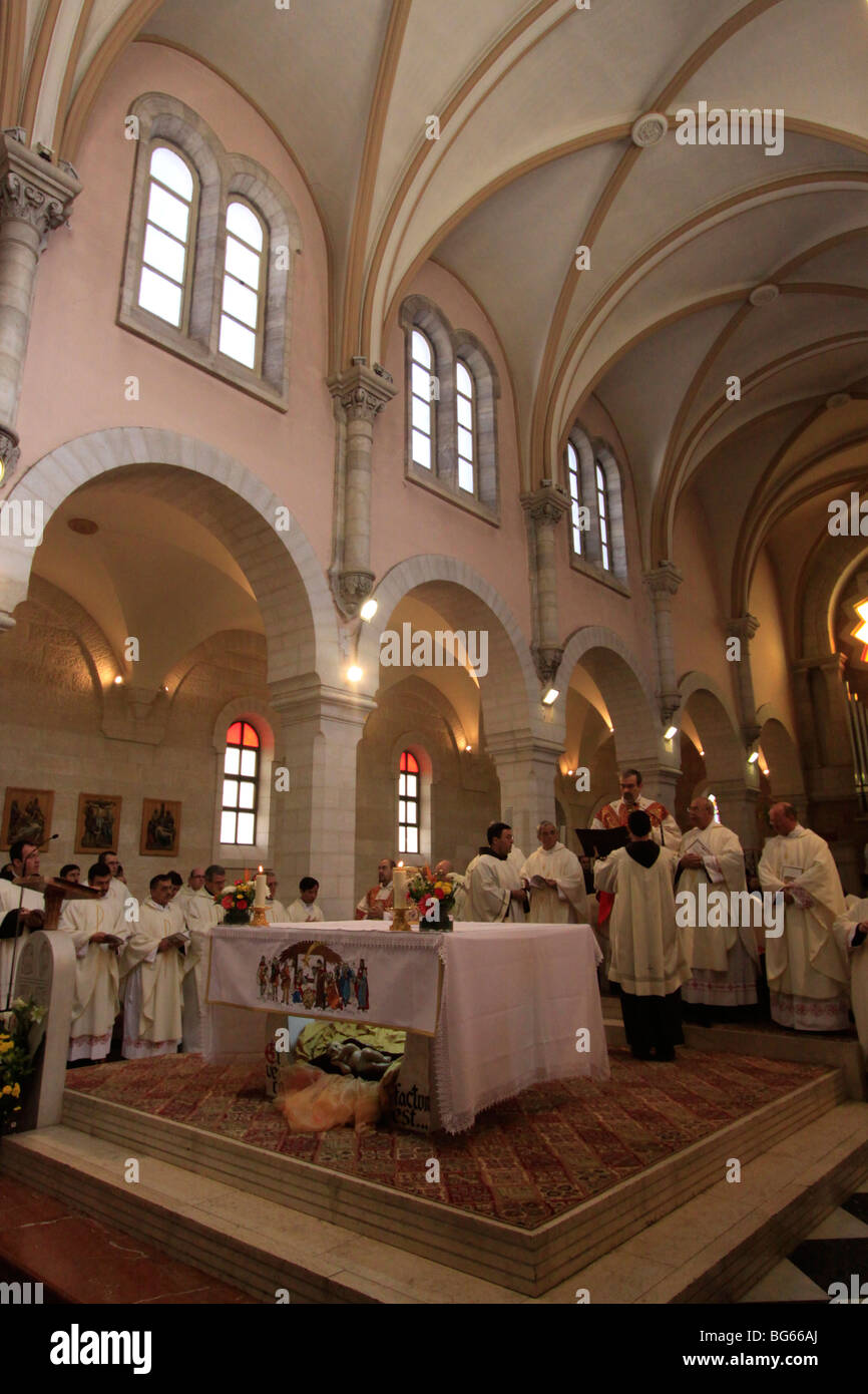 Bethlehem, Weihnachten im St.-Katharinen-Kirche Stockfoto