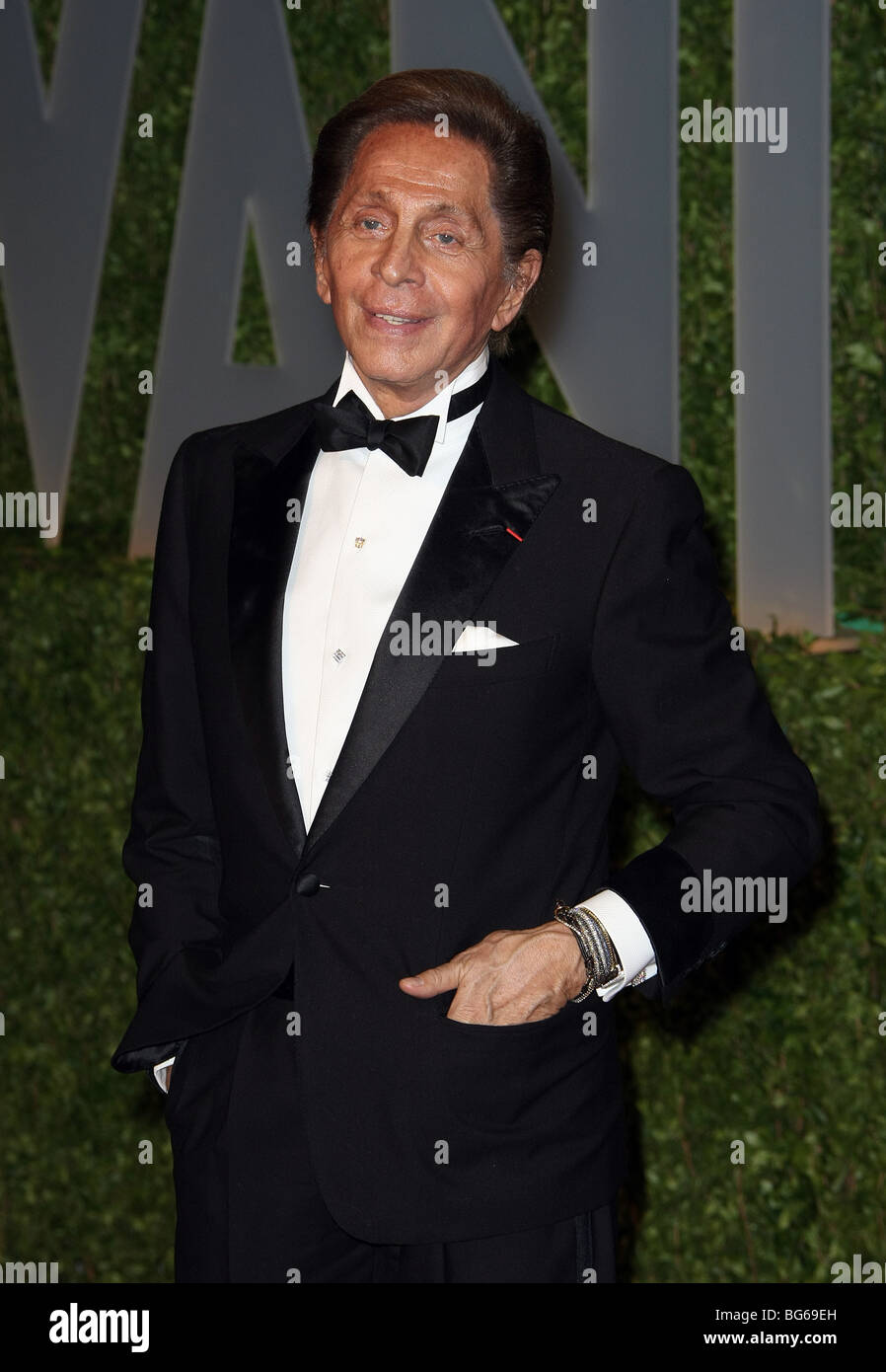 VALENTINO 2009 VANITY FAIR OSCAR PARTY WEST HOLLYWOOD LOS ANGELES CA USA 22 Februar 2009 Stockfoto