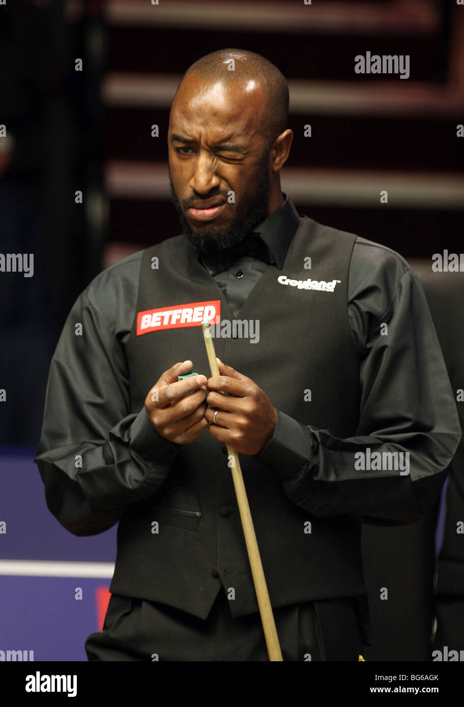 RORY MCLEOD WORLD SNOOKER CHAMPIONSHIP der Tiegel SHEFFIELD ENGLAND 18. April 2009 Stockfoto