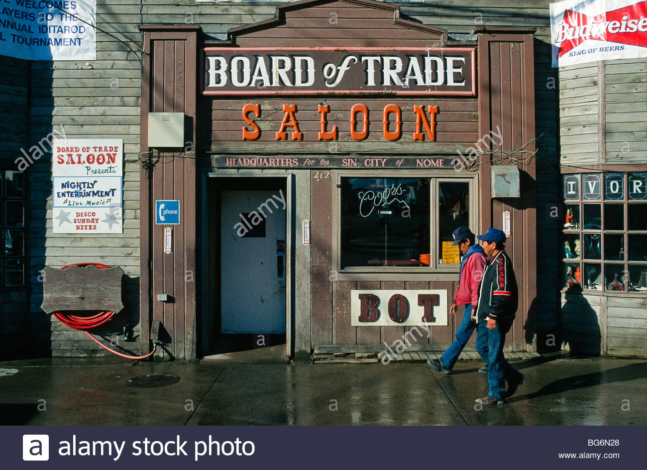 Tourist Tourism Nome Alaska Stockfotos & Tourist Tourism Nome Alaska