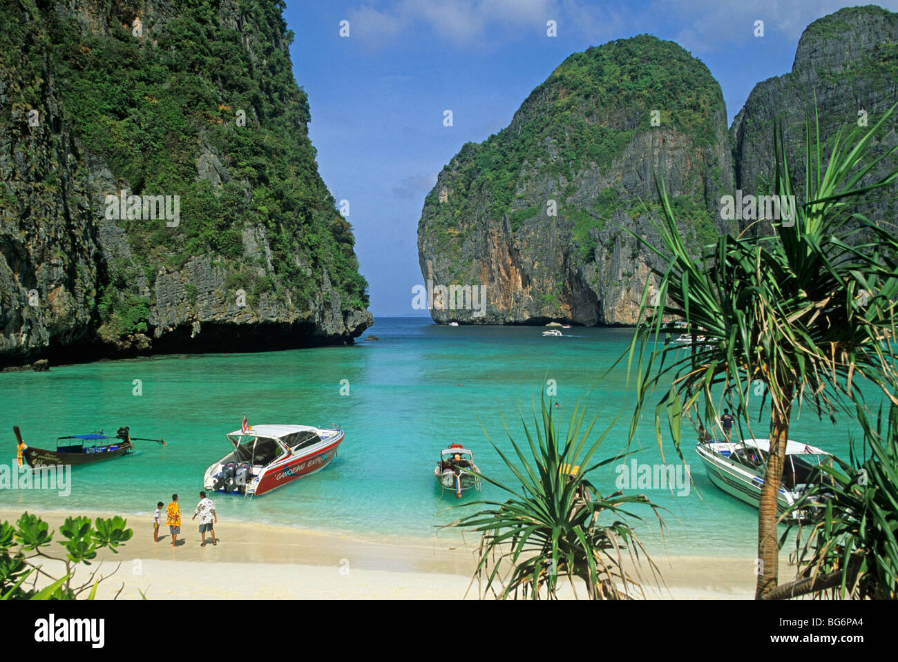 Maya Bay, Le Insel Kho Phi Phi, Thailand Stockfoto