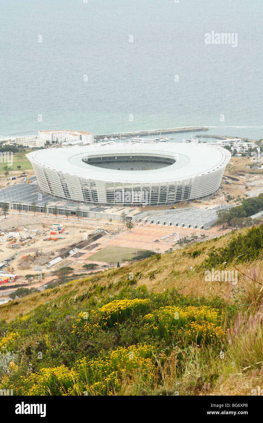 Neubau Stadion in Kapstadt zum Hosten von FIFA Fußball-WM 2010 in Südafrika, Kapstadt, November 2009 Stockfoto