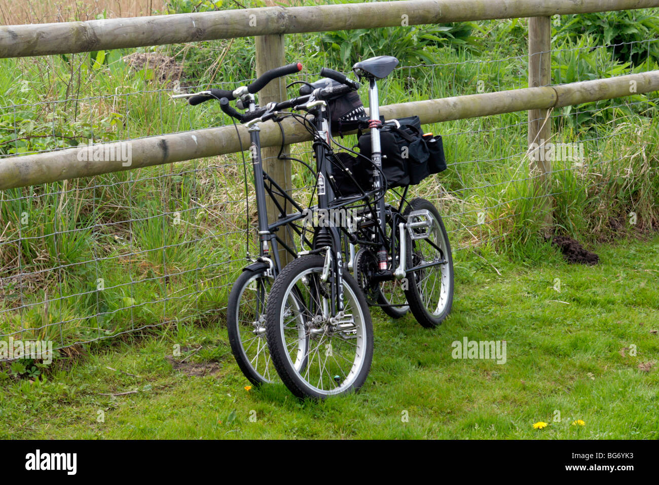 Die berühmten Moulton Zyklen gemacht von Dr. Alex Moulton in Bradford upon-Avon, Witshire, England Stockfoto