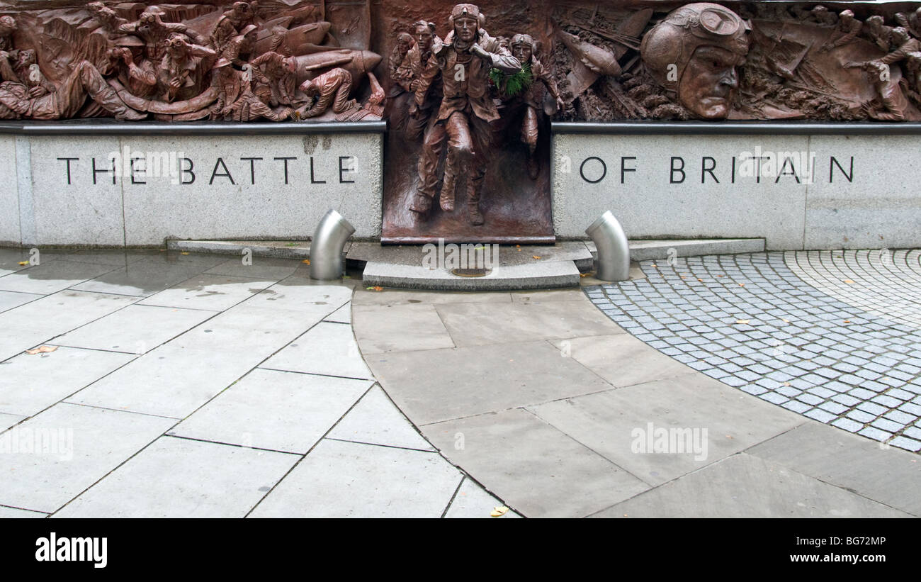 Die Luftschlacht um England Denkmal Westminster London UK Stockfoto