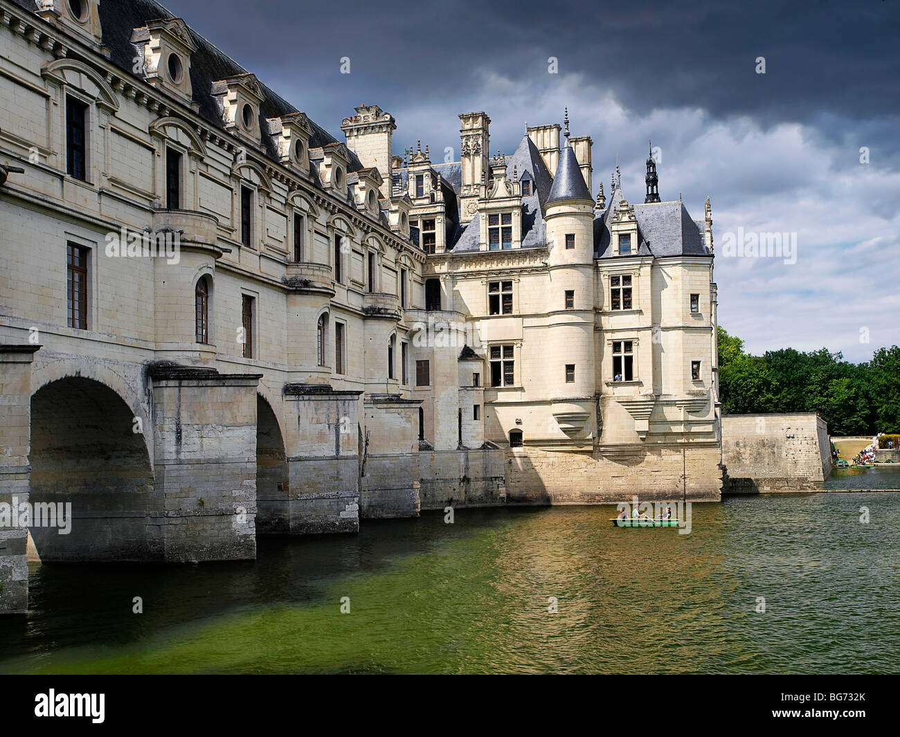 Schloss Chenonceau, Loire, Frankreich. Stockfoto