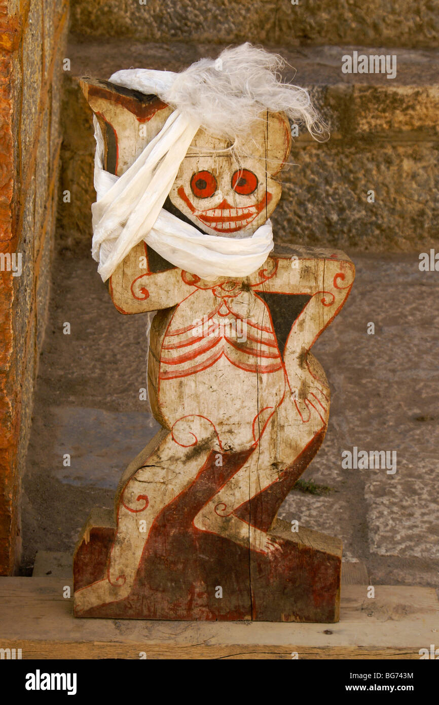 "Hungry ghost" buddhistische Songzanlin Kloster, Shangri-La, Yunnan, China Stockfoto