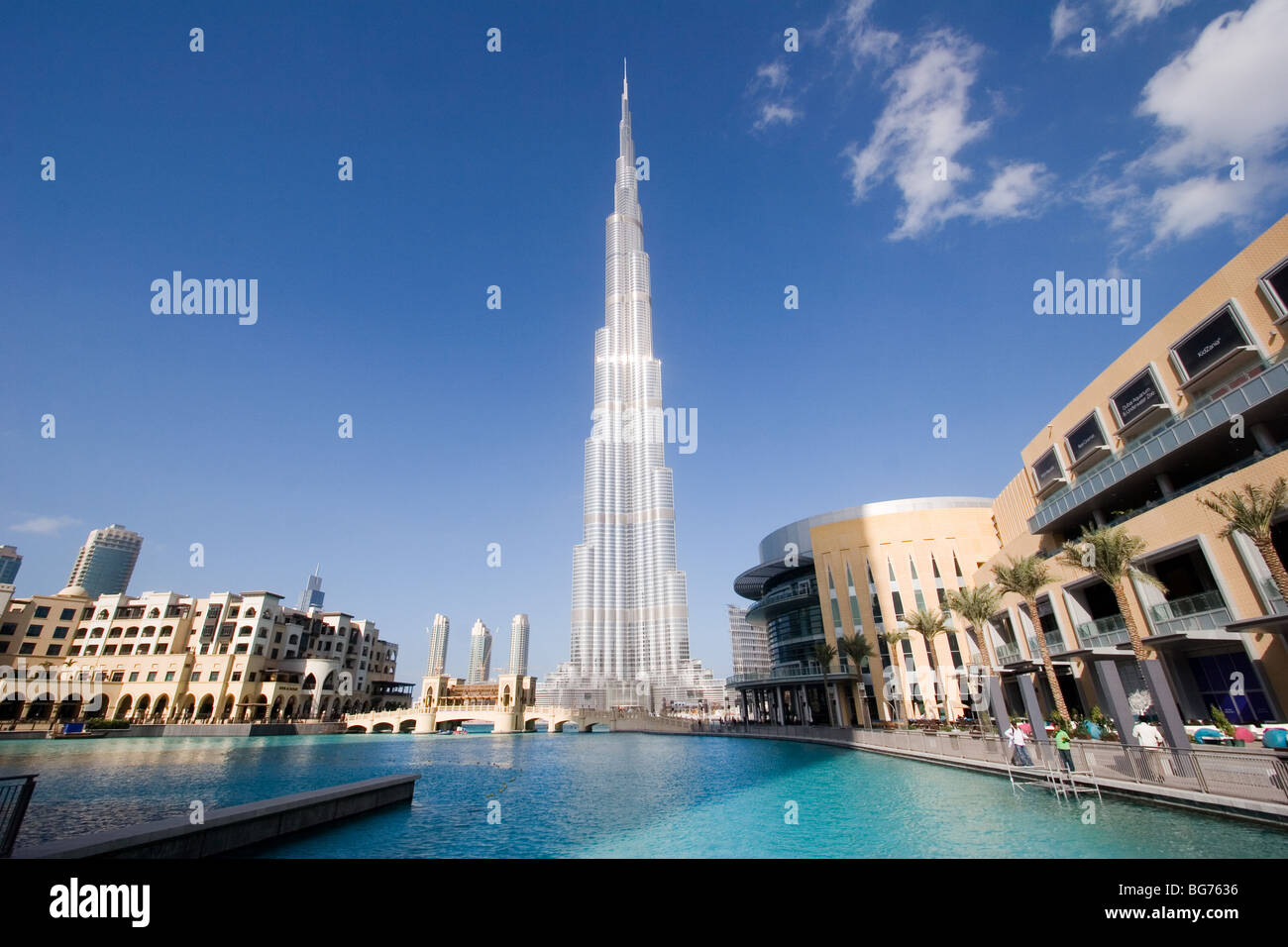 Burj Dubai, das höchste Gebäude der Welt Stockfoto