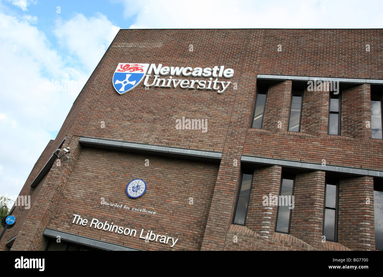 Universität Newcastle, England Stockfoto