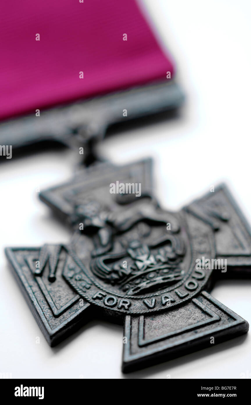 Victoria-Kreuz-Medaille (Nachbau) "Für Tapferkeit" Stockfoto