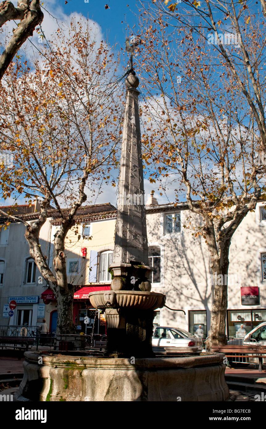 Brunnen, St. Hippolyte-du-Fort, Gard, Südfrankreich Stockfoto