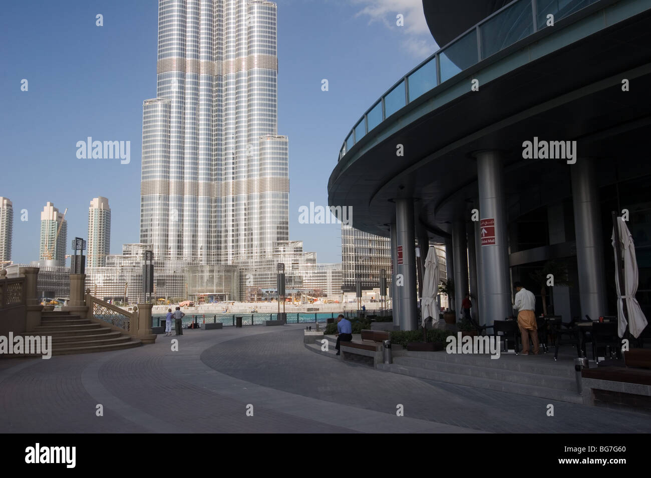 Burj Dubai, das höchste Gebäude der Welt Stockfoto