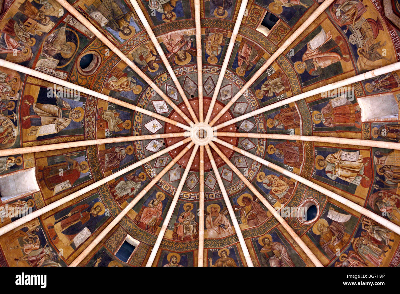 Baptisterium, Parma, Emilia-Romagna, Italien Stockfoto