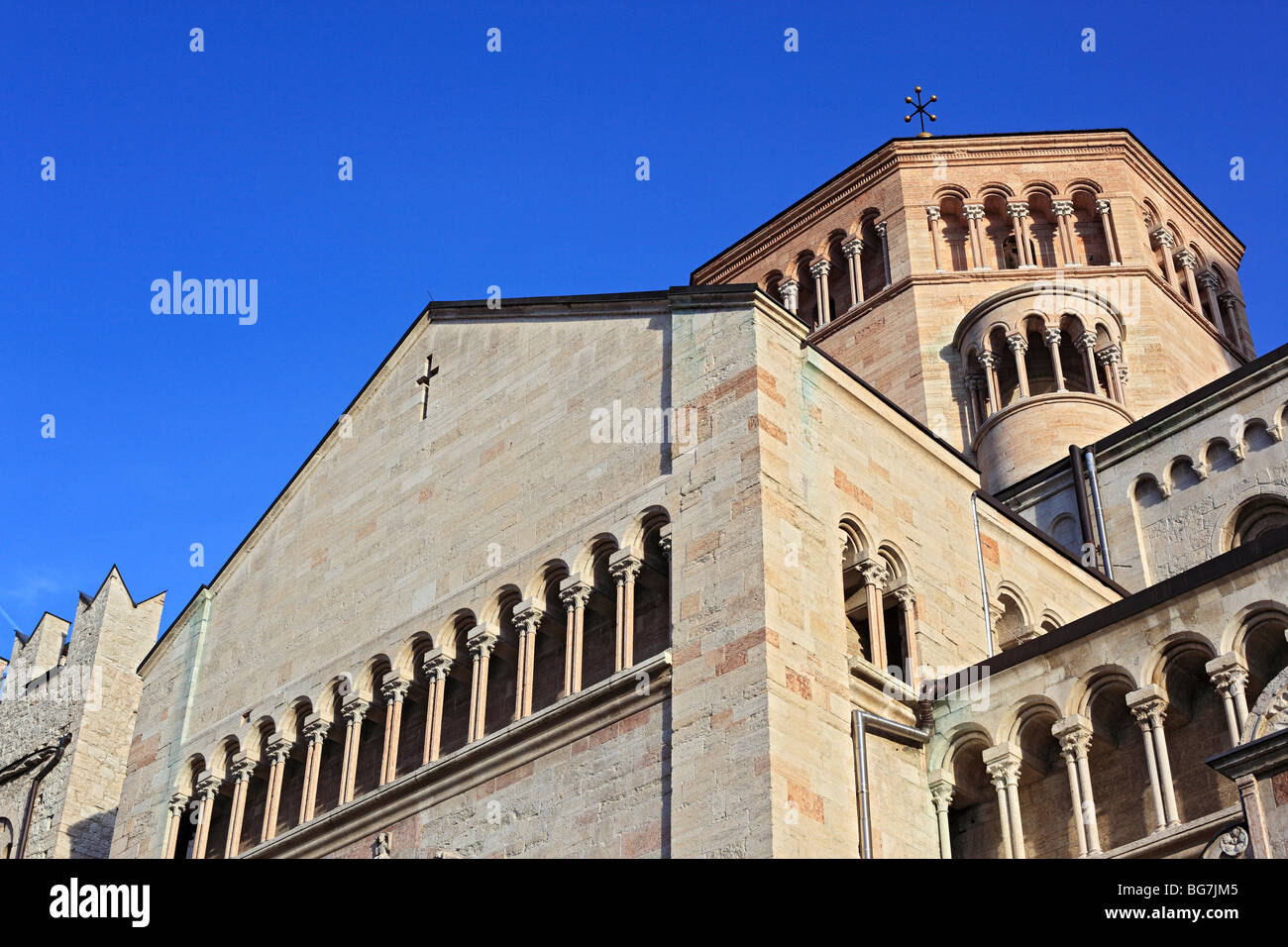 Piazza Duomo, der Dom, Trento, Trentino-Alto Adige, Italien Stockfoto