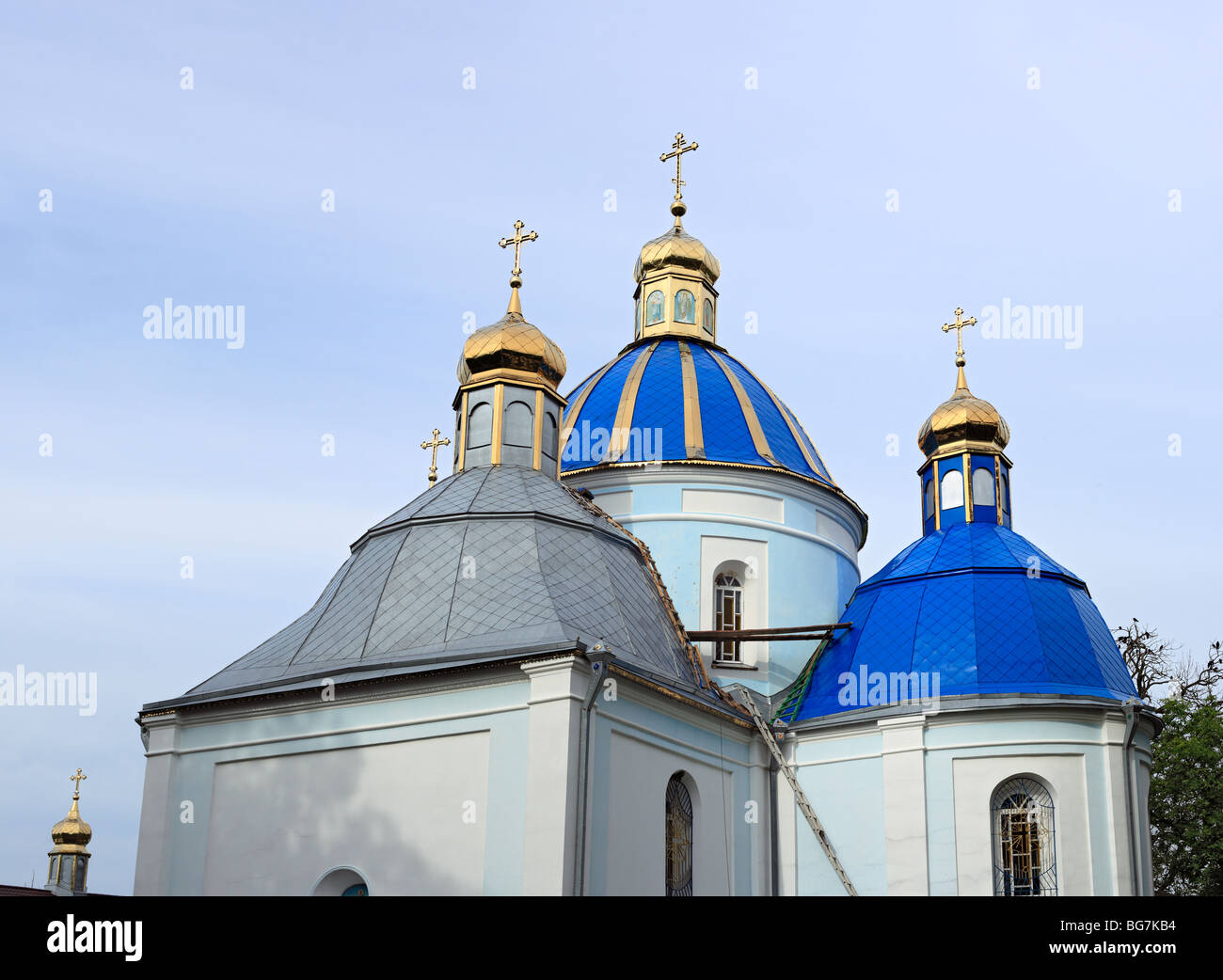 Himmelfahrt-Kirche (17. Jahrhundert), Nizkinichi, Novovolynsk, Volyn Oblast, Ukraine Stockfoto