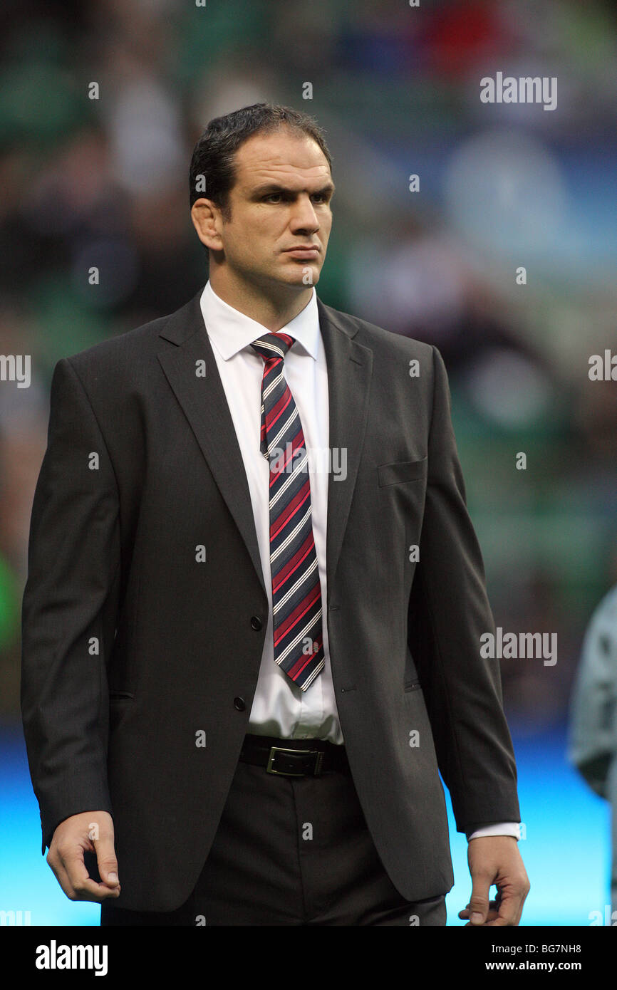 MARTIN JOHNSON ENGLAND V Neuseeland TWICKENHAM MIDDLESEX ENGLAND 21. November 2009 Stockfoto