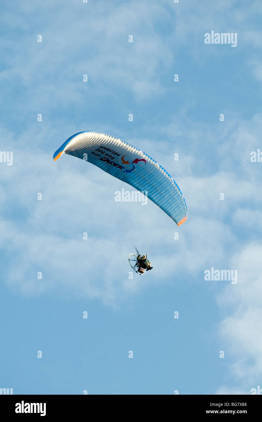 Segel Wind micro light lite Microlite Aufzug schweben schwimmenden schweben schweben wie ein Vogel Aufzug drag thermische Fahrt pilot Pilotierung Segel sai Stockfoto