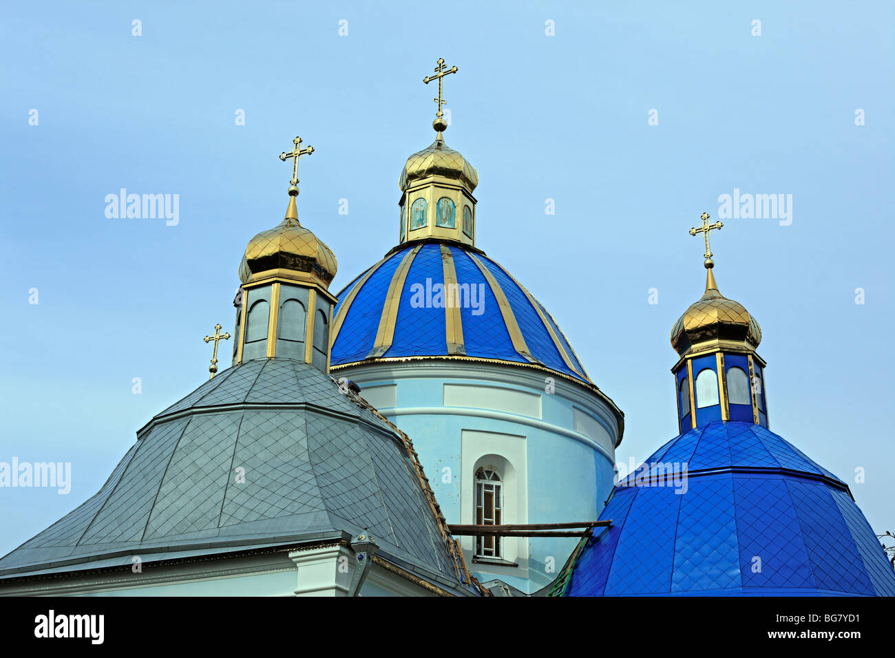 Himmelfahrt-Kirche (17. Jahrhundert), Nizkinichi, Novovolynsk, Volyn Oblast, Ukraine Stockfoto
