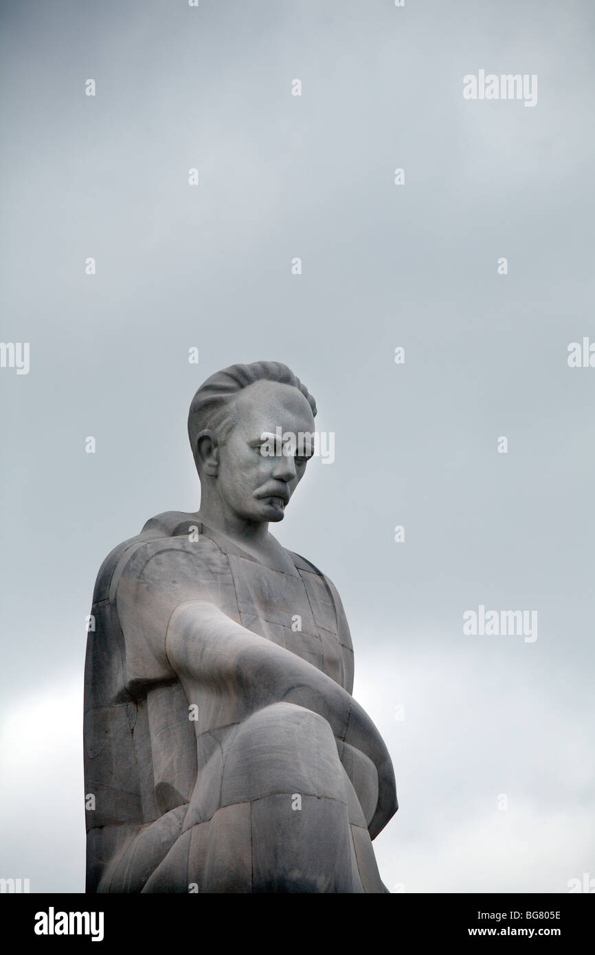 Jose Marti Denkmal in der Plaza De La Revolucion in Havanna, Kuba. Stockfoto
