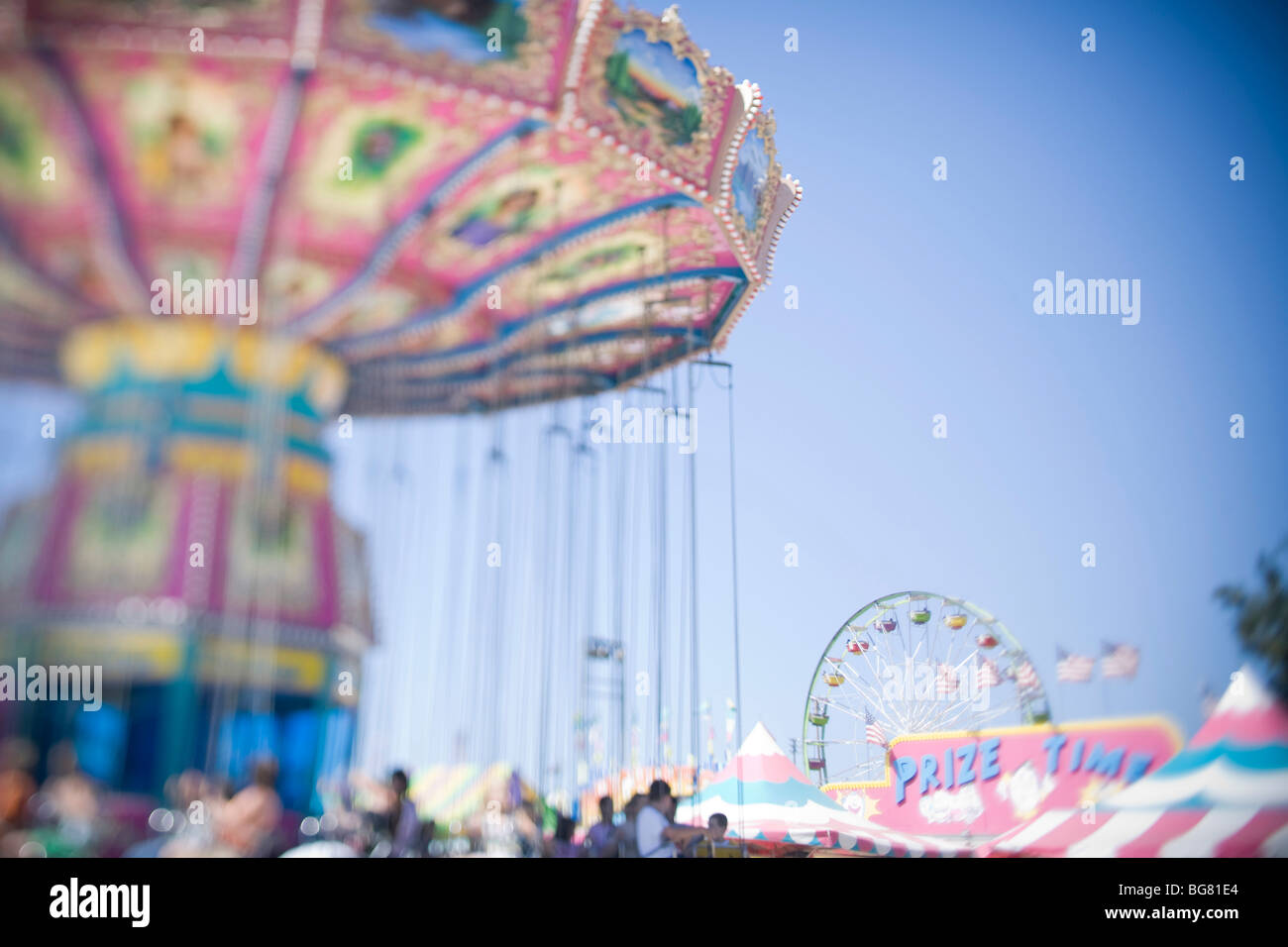 Karneval Fahrten, westlichen Idaho Fair, Boise, Idaho. Stockfoto