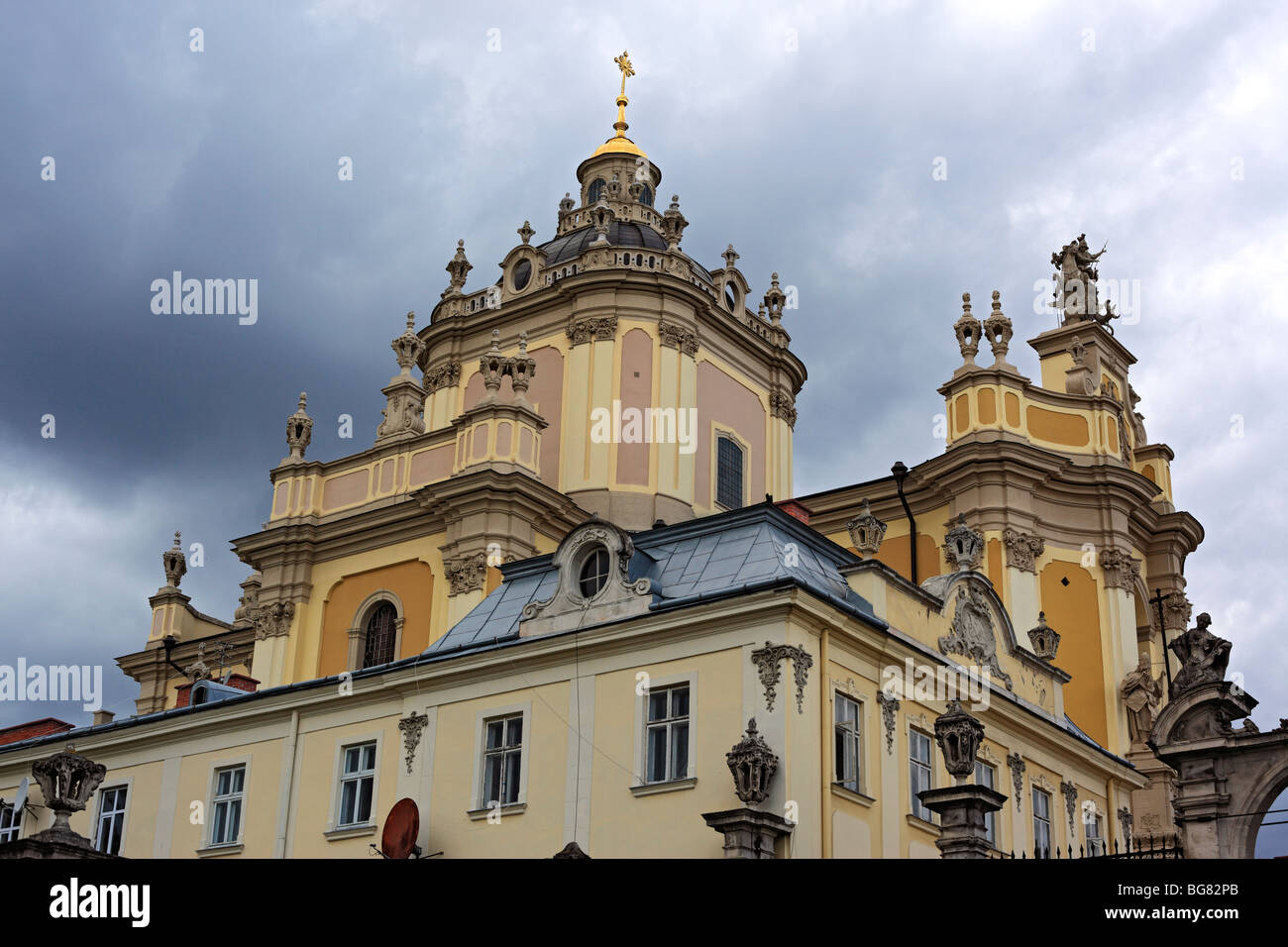 St.-Georgs Kathedrale (1770), Lemberg, Lviv Oblast, Ukraine Stockfoto