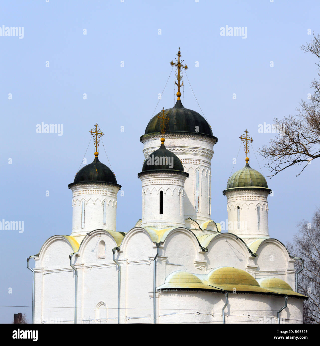 Kirche St.Michael (1550s), Mikulino, Moscow Region, Russland Stockfoto
