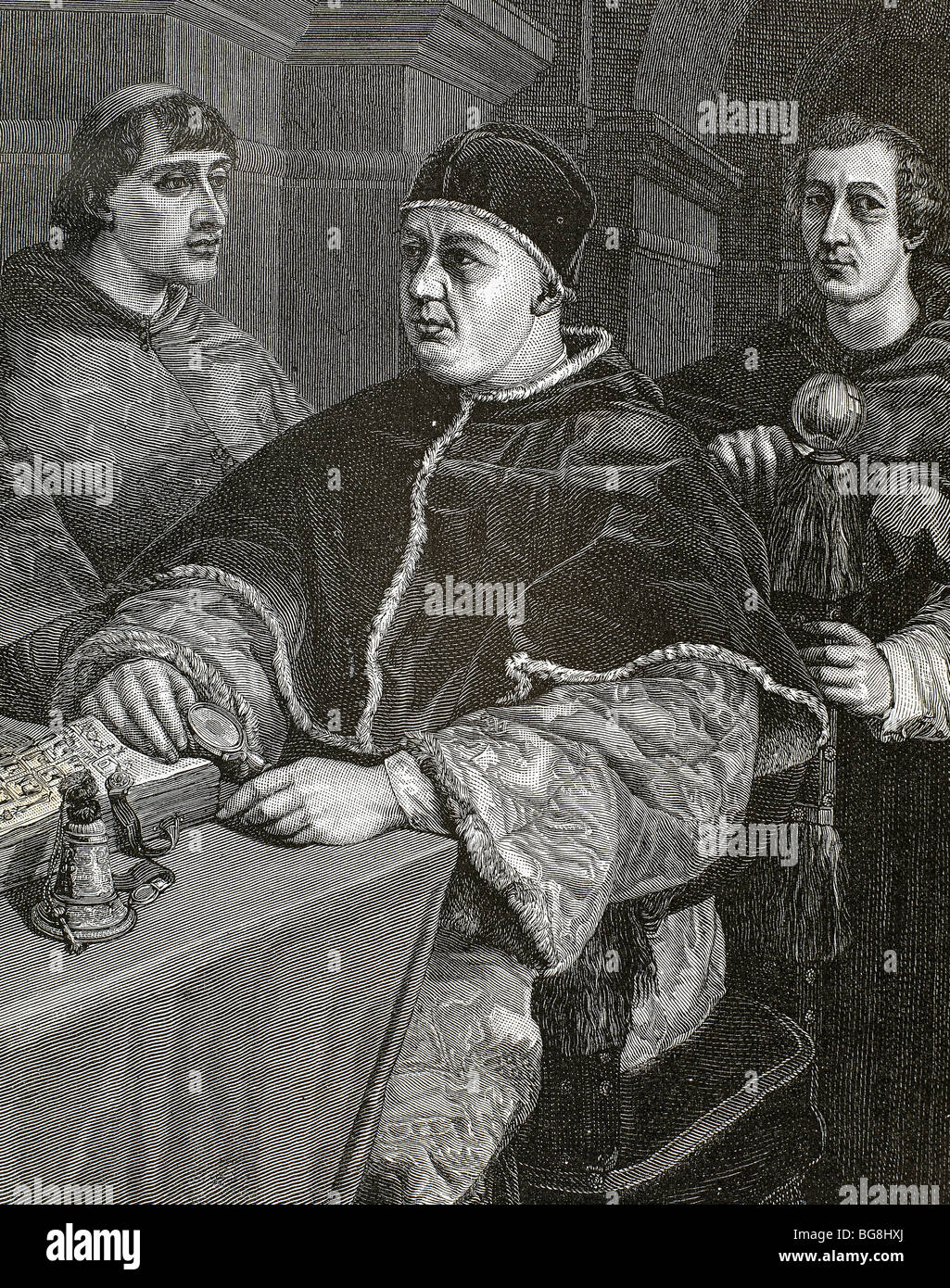 Leo X (1475-1521). Florentiner Papst (1513-21), namens Giovanni de ' Medici. Stockfoto