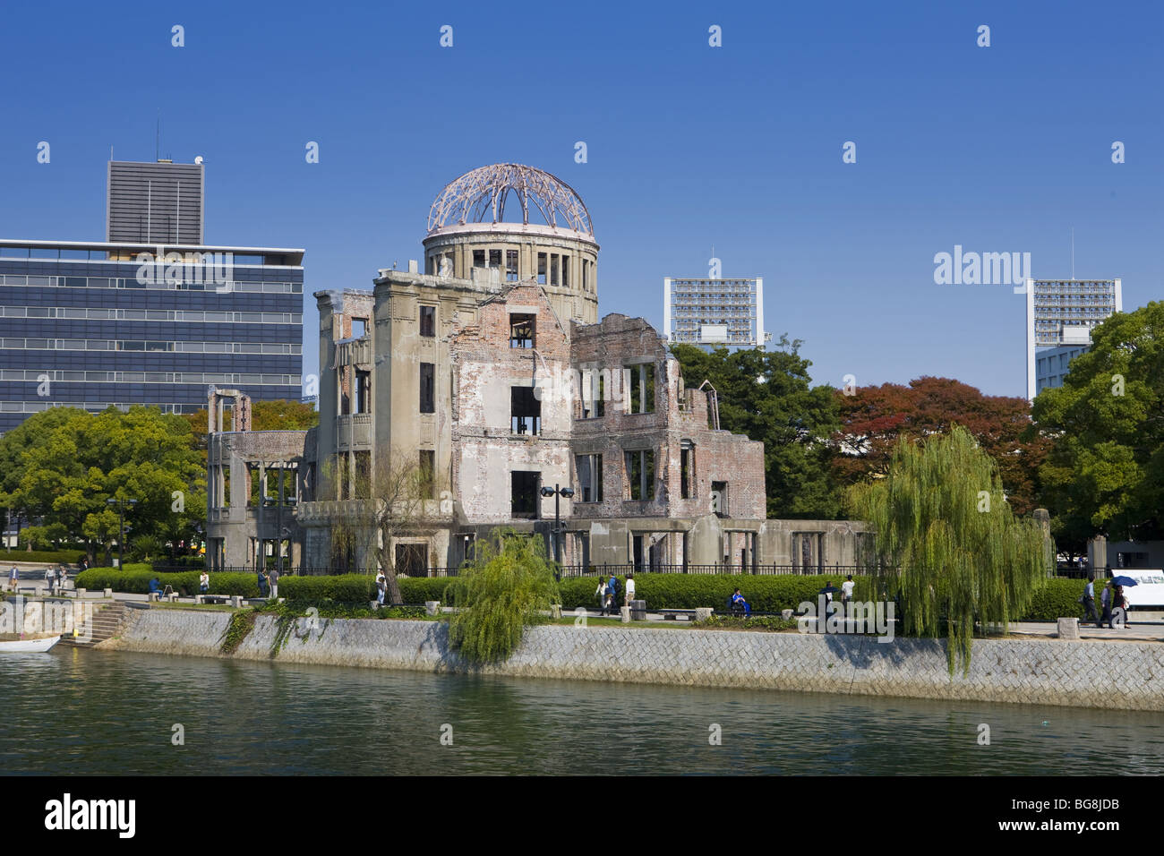 Japan. HIROSHIMA. Hiroshima Friedensdenkmal (Genbaku Domu). Stockfoto