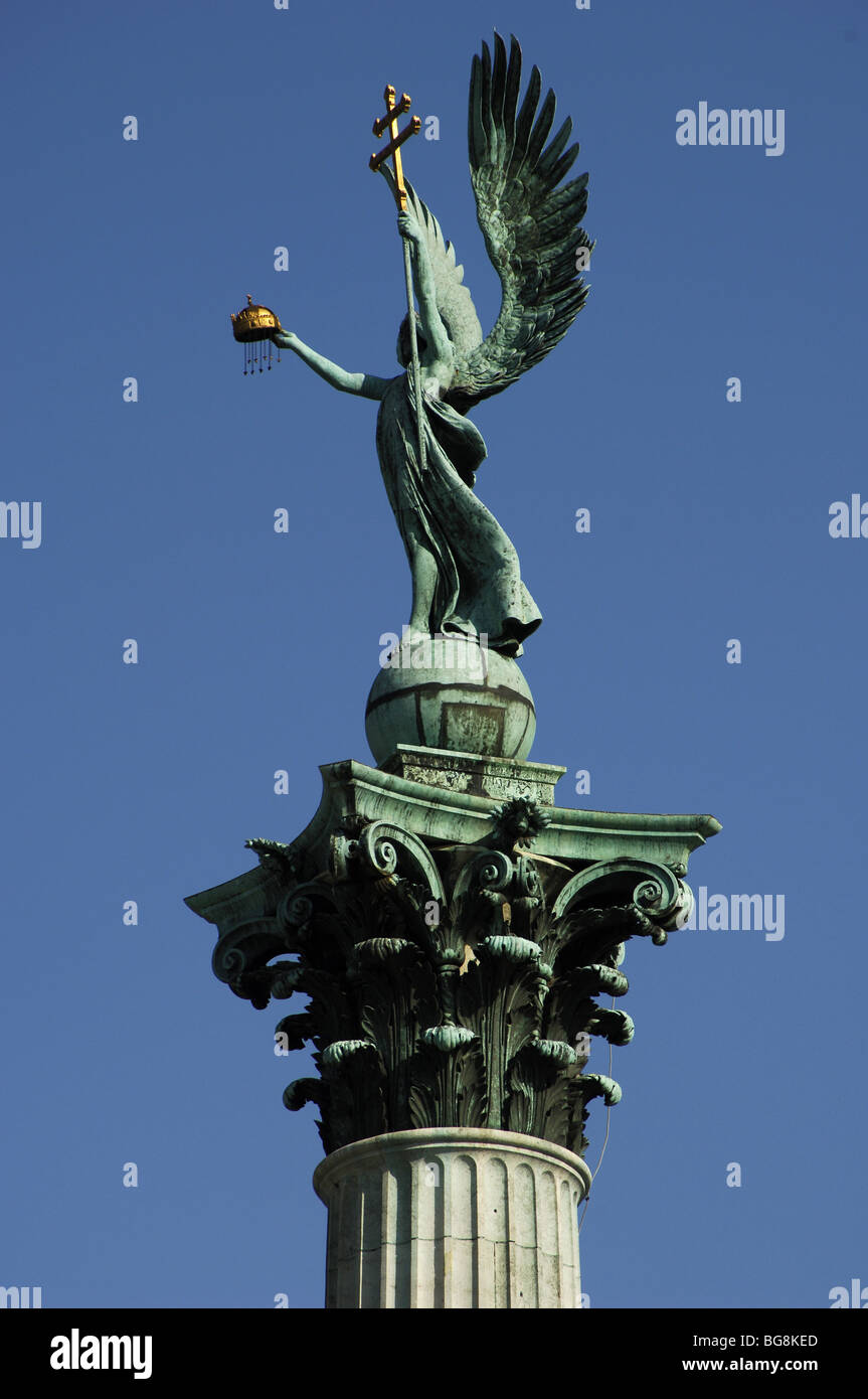 Ungarn. BUDAPEST. Millennium Monument. Detail. Stockfoto