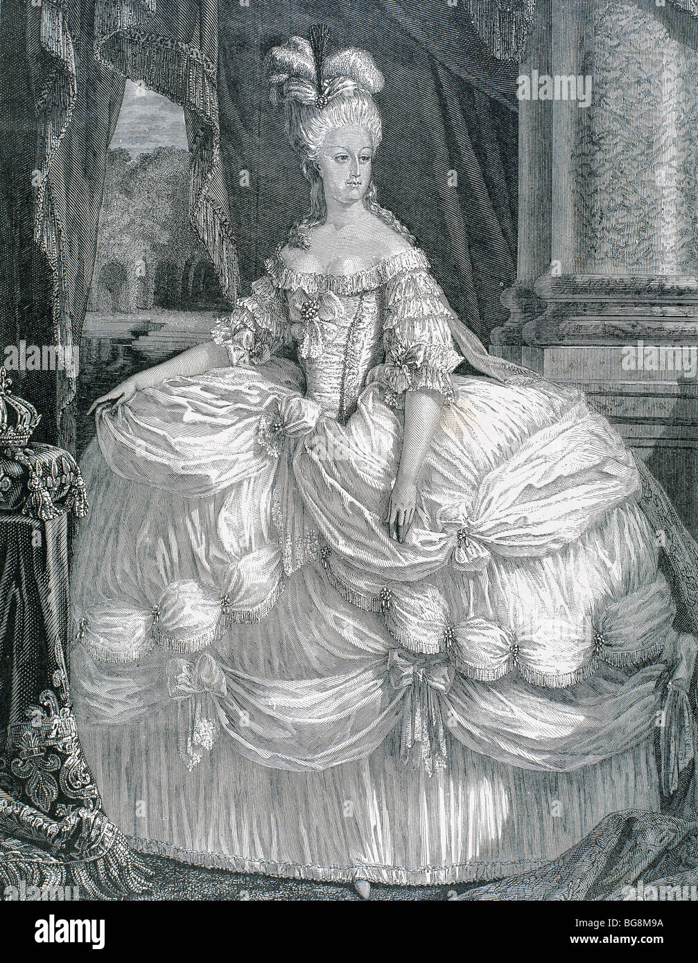 MARIE ANTOINETTE. (Vienna 1755-Paris, 1793). Ehefrau von Ludwig XVI. und Königin von Frankreich (1774-92). Stockfoto