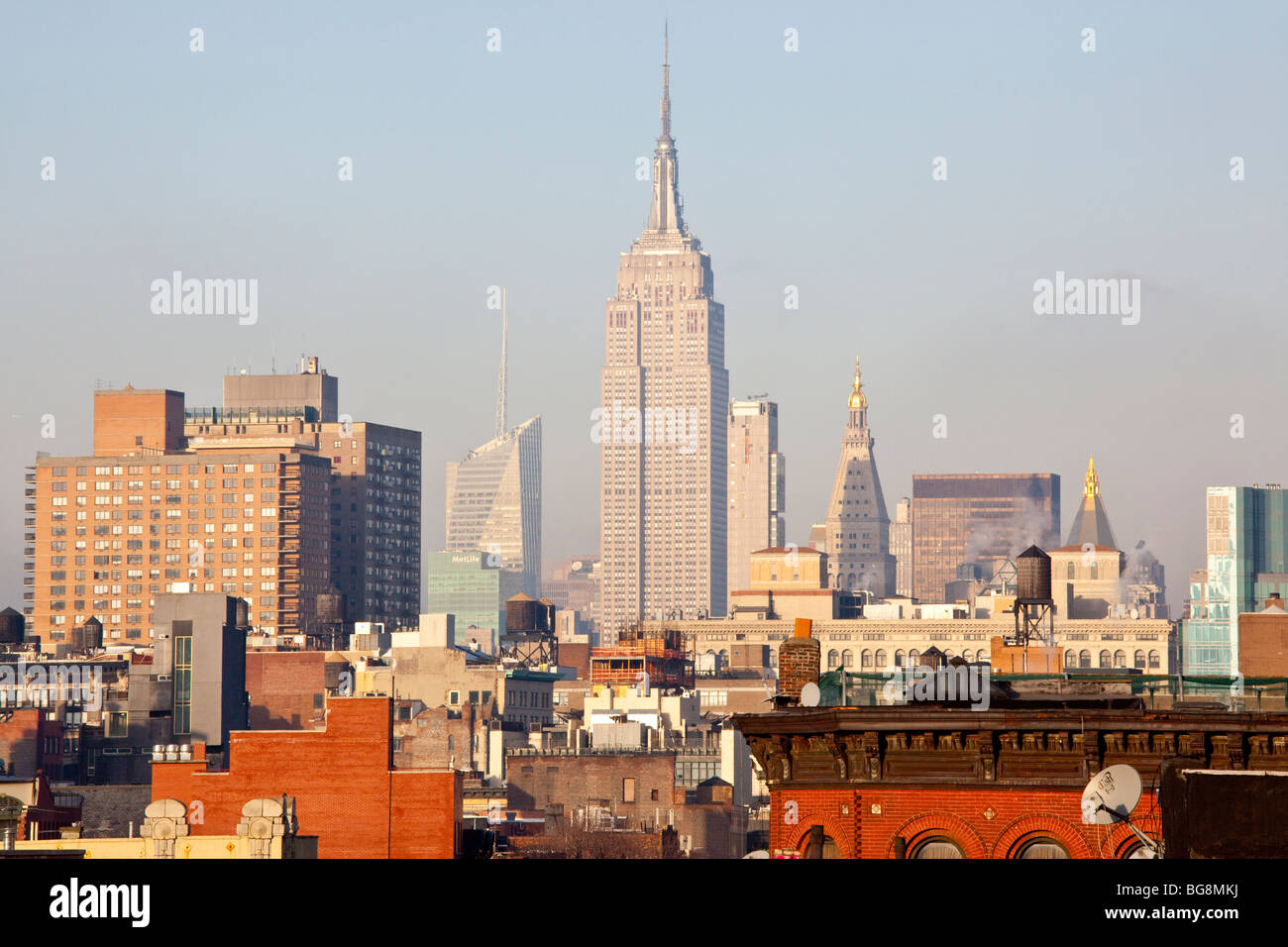 Skyline von New York City Stockfoto