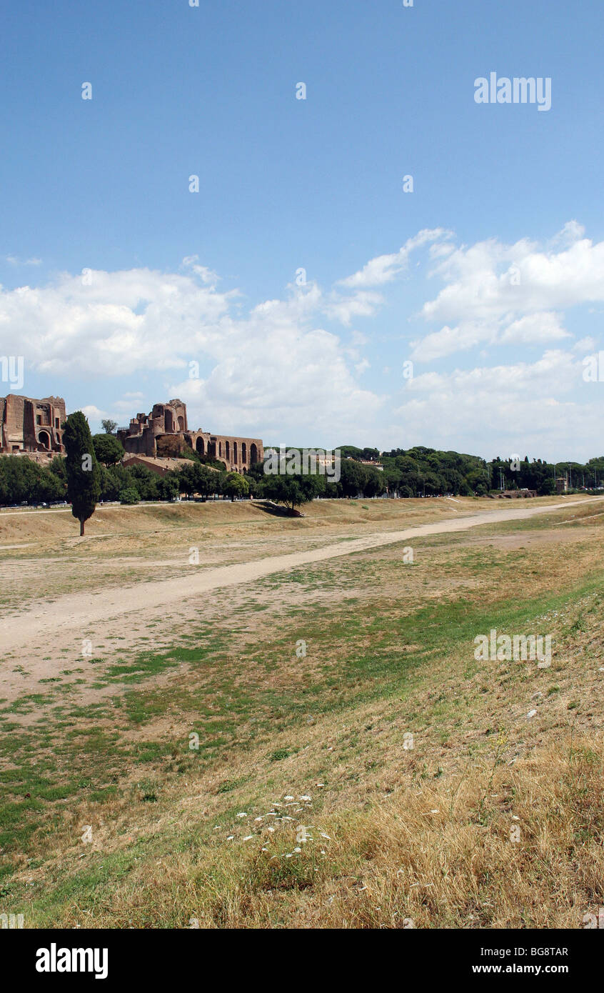 Römische Kunst. Circus Maximus. Stadion im alten Rom. Erbaut im 4. Jh. v. Chr. Stockfoto