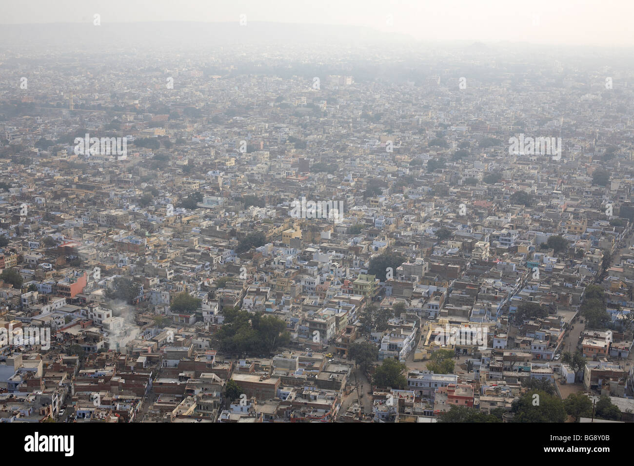 Jaipur Rajasthan Indien Stadtbild Stockfoto
