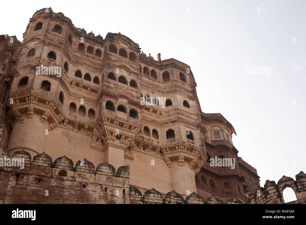 Mehrangarh Fort Jodhpur Stockfoto